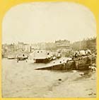 Beach and Bathing Machines [Blanchard Stereoview 1860s]